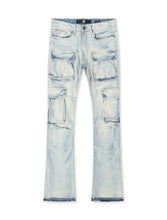 Load image into Gallery viewer, Jordan Craig Cargo Stacked Jean - Iced White
