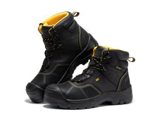 Load image into Gallery viewer, ROCKROOSTER Woodland Black 6 inch Waterproof Composite Toe Leather Work Boots AK663