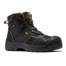 Load image into Gallery viewer, ROCKROOSTER Woodland Black 6 inch Waterproof Composite Toe Leather Work Boots AK663