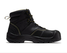 Load image into Gallery viewer, ROCKROOSTER Woodland Black 6 inch Waterproof Composite Toe Leather Work Boots AK663