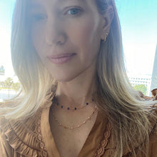 Load image into Gallery viewer, Margarita Chains - Lapis and Chalcedony