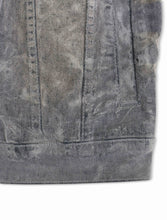 Load image into Gallery viewer, Vicious Denim Velvet Coated Denim Jacket - Grey