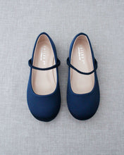 Load image into Gallery viewer, Satin Mary Jane Flats