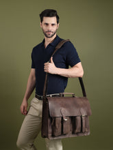 Load image into Gallery viewer, Buffalo Leather Messenger Bag