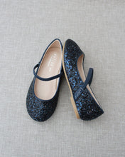 Load image into Gallery viewer, Rock Glitter Mary Jane Ballet Flats