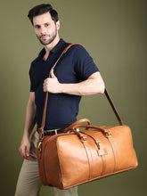 Load image into Gallery viewer, Port Blair Leather Duffle Travel Bag