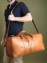 Load image into Gallery viewer, Port Blair Leather Duffle Travel Bag