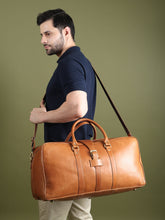Load image into Gallery viewer, Port Blair Leather Duffle Travel Bag