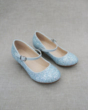 Load image into Gallery viewer, Rock Glitter Mary Jane with Glitter Heels for Girls