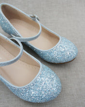 Load image into Gallery viewer, Rock Glitter Mary Jane with Glitter Heels for Girls