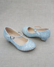 Load image into Gallery viewer, Rock Glitter Mary Jane with Glitter Heels for Girls