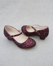 Load image into Gallery viewer, Rock Glitter Mary Jane with Glitter Heels for Girls
