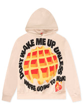 Load image into Gallery viewer, Red Letters Don't Wake Me Hoodie - Cream