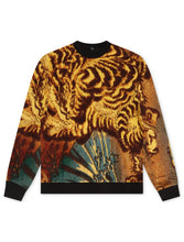 Load image into Gallery viewer, Jordan Craig Tapestry Crewneck - Gold Dragon