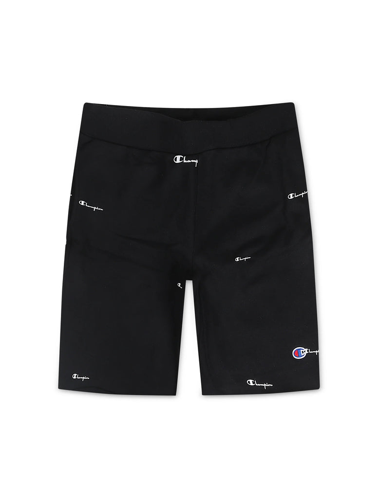 Champion Logo Spead Shorts - Black