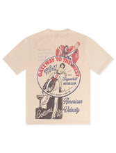 Load image into Gallery viewer, Sugarhill "Velocity" T-Shirt - Wheat Vintage
