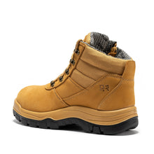 Load image into Gallery viewer, ROCKROOSTER Avalon Black 6 Inch Zip-sided Composite toe Leather Work Boots CP213BK