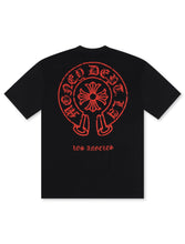 Load image into Gallery viewer, Money Dept. Vintage Old English Tee - Black/Red