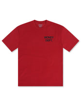 Load image into Gallery viewer, Money Dept. Los Angeles Heavyweight Tee - Burgundy/Black