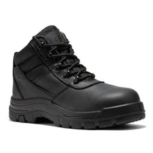 Load image into Gallery viewer, ROCKROOSTER Avalon Black 6 Inch Zip-sided Composite toe Leather Work Boots CP213BK