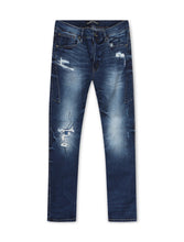 Load image into Gallery viewer, Krome Men's Slim Fit Denim Pants - Admiral Blue