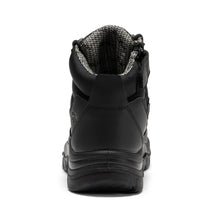 Load image into Gallery viewer, ROCKROOSTER Avalon Black 6 Inch Zip-sided Composite toe Leather Work Boots CP213BK
