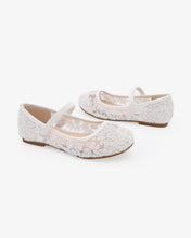 Load image into Gallery viewer, Crochet Lace Mary Jane Flats