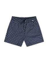 Load image into Gallery viewer, Boss Monogram Print Swim Shorts - Blue