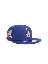 Load image into Gallery viewer, New Era 5950 Gold Collection World Series Hat - Royal Blue/ Gold