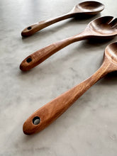 Load image into Gallery viewer, Tulum Teak Wooden Salad Serving Set - 3 Piece