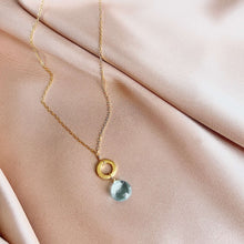 Load image into Gallery viewer, Iolite Mini Drop Layering Necklace