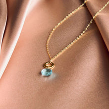 Load image into Gallery viewer, Iolite Mini Drop Layering Necklace