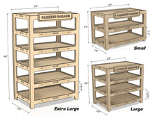 Load image into Gallery viewer, CADEN- Toy Car Ramp + Storage