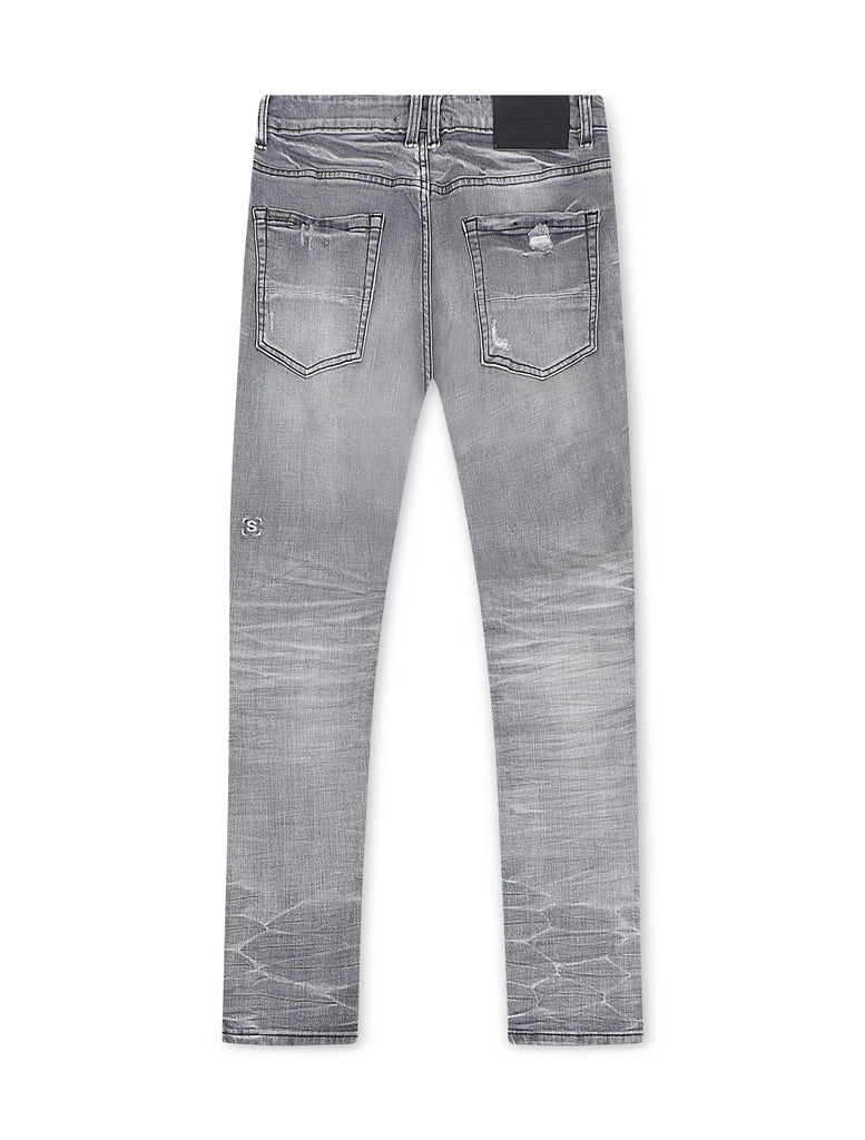 Serenede Titan Slim Fit Jeans - Grey