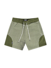 Load image into Gallery viewer, Memory Lane Window Pattern Shorts - Forest