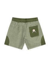 Load image into Gallery viewer, Memory Lane Window Pattern Shorts - Forest