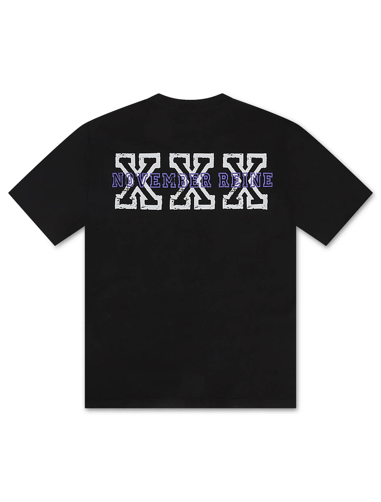 November Reine Sex Tape Heavyweight Tee - Black/Purple