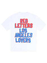 Load image into Gallery viewer, Red Letters Not LA Lovers Tee - White