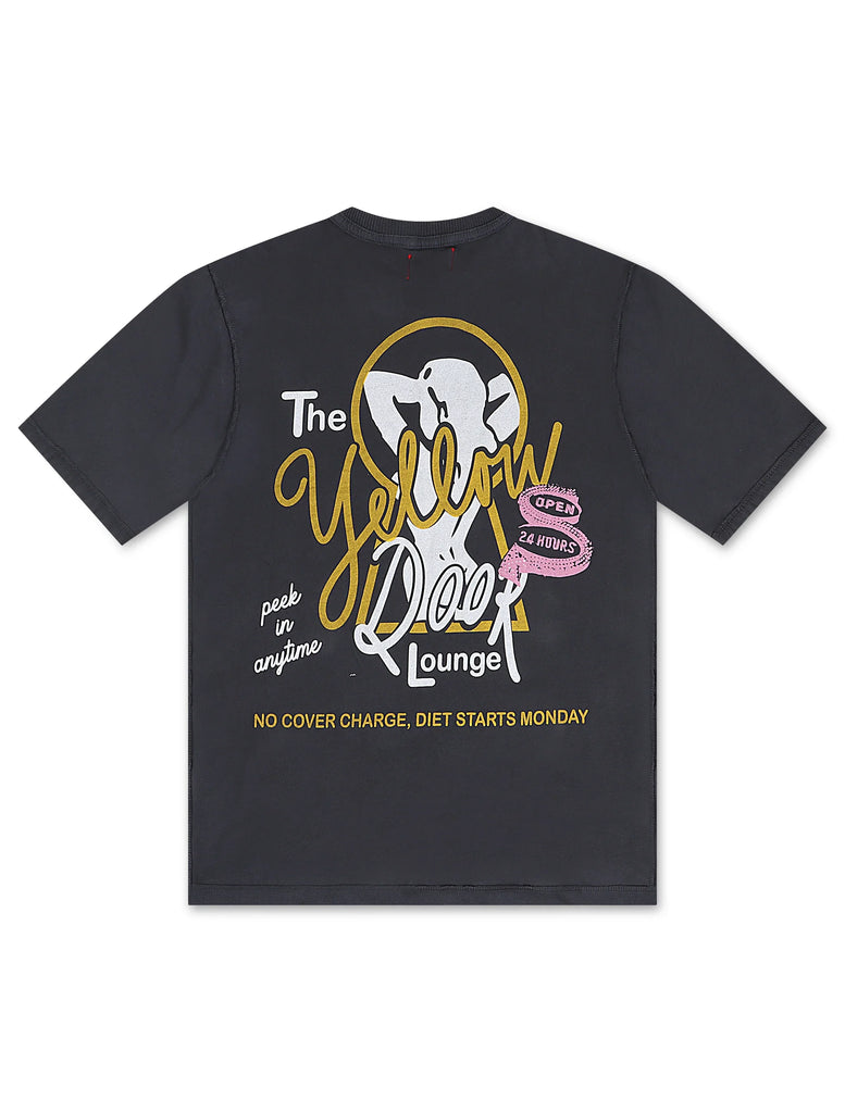 Diet Starts Monday Yellow Door Tee - Vintage Black