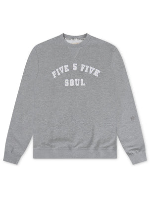 Triple 5 Mens Essex Crewneck - Heather Grey