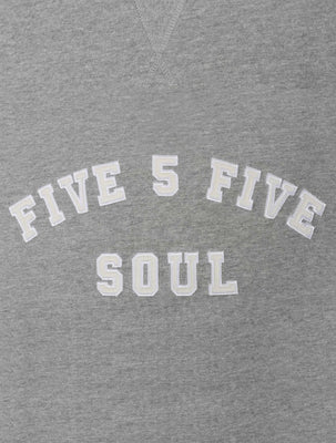 Triple 5 Mens Essex Crewneck - Heather Grey