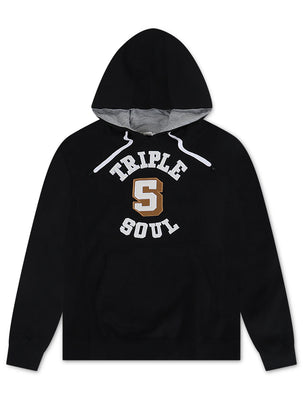 Triple 5 Mens UNY Long Sleeve Hoodie - Washed Black
