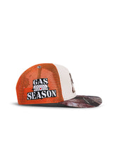 Load image into Gallery viewer, GasNYC Gas Season Trucker Hat -Cream/Orange