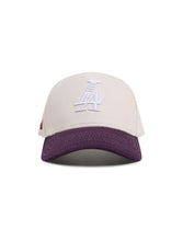 Load image into Gallery viewer, Reference Mens Paradise LA Hat - Cream/Purple