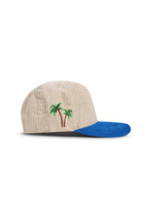 Load image into Gallery viewer, Reference Mens Paradise LA Corduroy Hat - Cream/Blue/Yellow