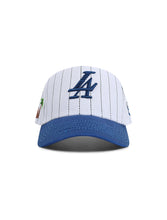 Load image into Gallery viewer, Reference Mens Paradise LA Pinstripe Hat - White/Blue