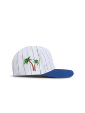 Load image into Gallery viewer, Reference Mens Paradise LA Pinstripe Hat - White/Blue