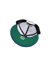 Load image into Gallery viewer, Reference Mens Paradise LA Pinstripe Hat - White/Blue