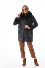 Load image into Gallery viewer, The Boreal Black Leather Women Jacket