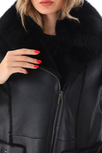 Load image into Gallery viewer, The Boreal Black Leather Women Jacket